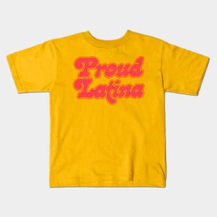 PROUD LATINA / Original Retro Style Design Kids T-Shirt